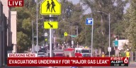 Evacuations underway for 'major gas leak'
