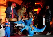 Trump hosts White House Halloween bash with superheroes and presidential lookalikes amid shutdown