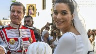 Así fue el vestido de novia de Bárbara Mirjan en su boda con Cayetano Martínez de Irujo: 'made in Spain' y con un guiño andaluz