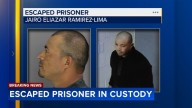 Escapee Jairo Eliazar Ramirez Lima in custody after escaping from police in Chester County, Pennsylvania
