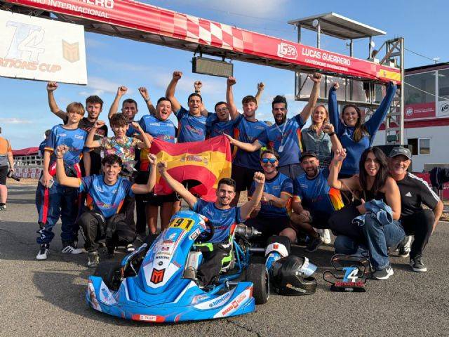 El piloto murciano José Antonio Gómez, subcampeón del mundo de Karting