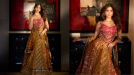 Suhana Khan Shines Bright In A Yellow Torani Lehenga For Diwali