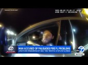 Man accused of causing Palisades Fire seen on bodycam video in 2 interactions with police