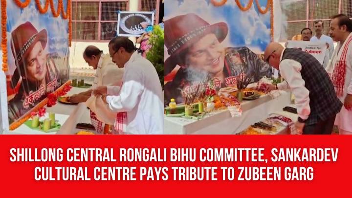 One Month Without Zubeen Garg: Shillong Central Rongali Bihu Committee, Sankardev Cultural Centre Pays Tribute to Zubeen Garg