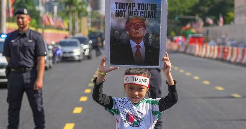 Trump lands in Malaysia to headline ASEAN summit
