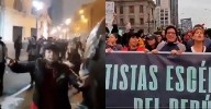 Tatiana Astengo desata polémica: Usuarios en redes critican sus comentarios contra la PNP en protesta