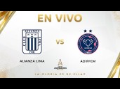 Ver Alianza Lima vs. ADIFFEM EN VIVO vía Pluto TV por internet gratis hoy