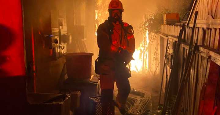 1 hospitalized after house in Mission Viejo catches fire