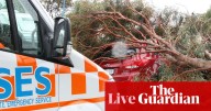 Australia news live: 1,700 calls for help after wild weather in capitals; NSW opposition reveals high
