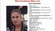 Piden ayuda para localizar a María, de 35 años; padece esquizofrenia