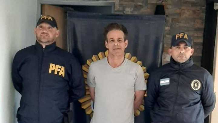La Policía Federal trasladó a Machado a un lugar de detención para ser extraditado a EEUU
