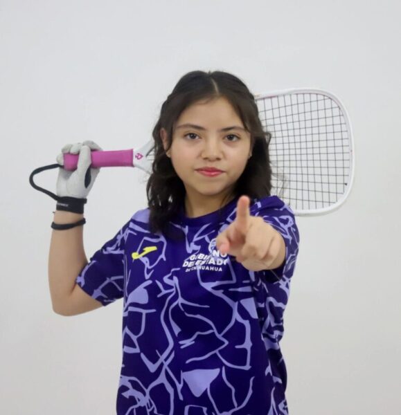 Va Mía Michelle Gómez por su quinta cita mundialista en racquetbol