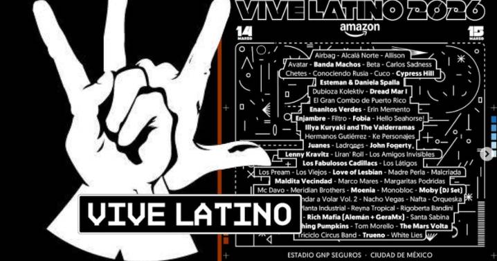 Vive Latino 2026: Estos son todos los artistas que se presentarán