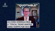 US-China minerals deal a “typical Trump mantra” using tariffs for tech