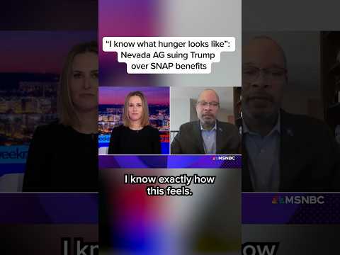 'I know what hunger looks like': Nevada AG suing Trump over SNAP benefits