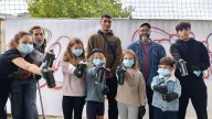 Diversión a lo grande y con spray: así fue el taller de grafitis del Street Vibes
