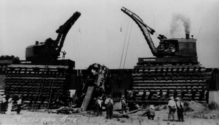 Historic images show Maricopa's beginnings along the tracks