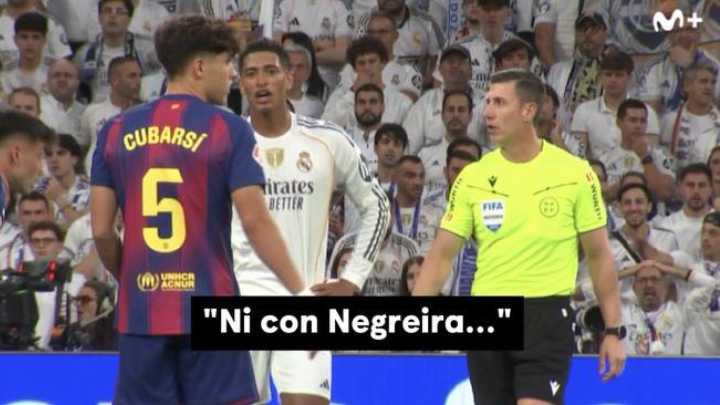 Bellingham a Pedri, durante el Clásico: "Ni con Negreira"
