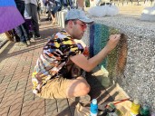 Paint as protest: Artists push back against Montrose’s rainbow crosswalk removal
