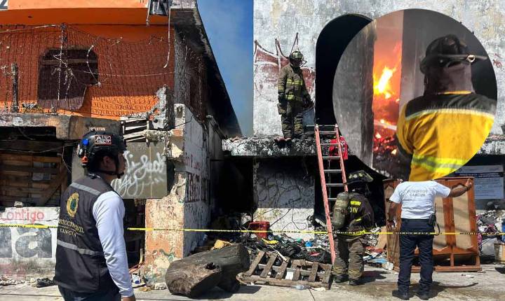 Incendios simultáneos movilizan a cuerpos de emergencias en Cancún