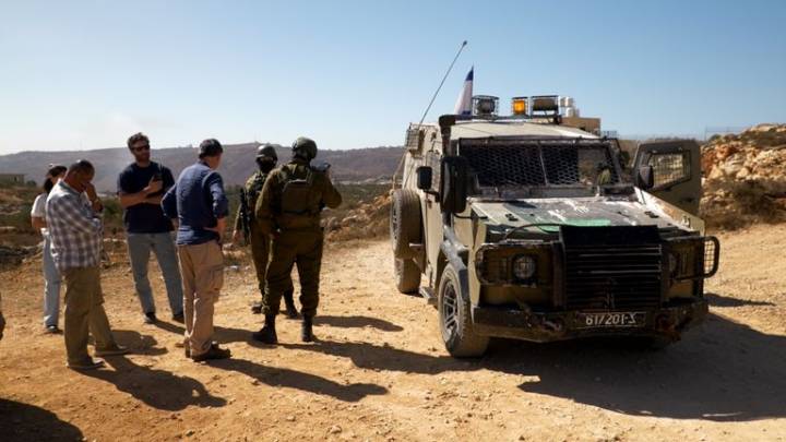 Defiance in the West Bank - despite encroaching threat from 'unwanted neighbours'