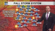 Temperatures warm up into the end of this week