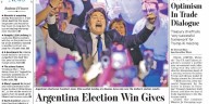 The Wall Street Journal destacó el triunfo  de Javier Milei y planteó que el Gobierno recibió un mandato de austeridad