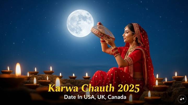 Karwa Chauth 2025: Date, Moonrise Time, Muhurat In USA, UK And Canada