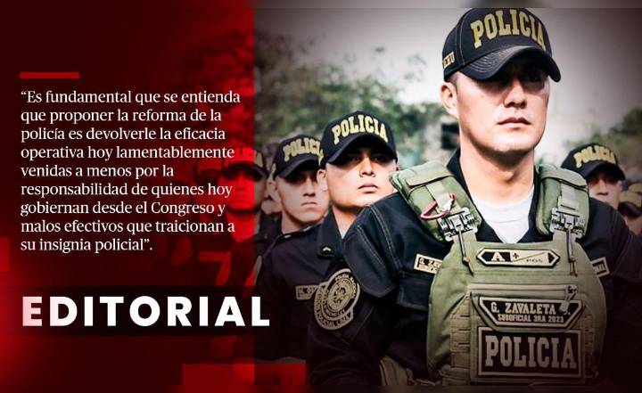 La recuperación de la Policía Nacional
