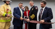 Photo gallery: ‘Hose-cutting’ ceremony opens Firefighter Cancer Center