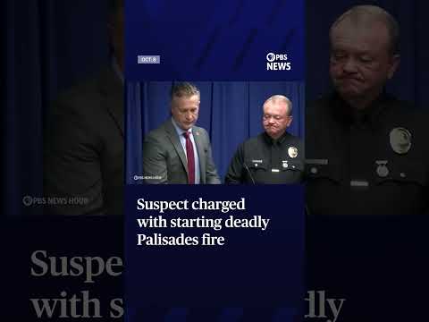 WATCH: Suspect charged with starting deadly Palisades fire