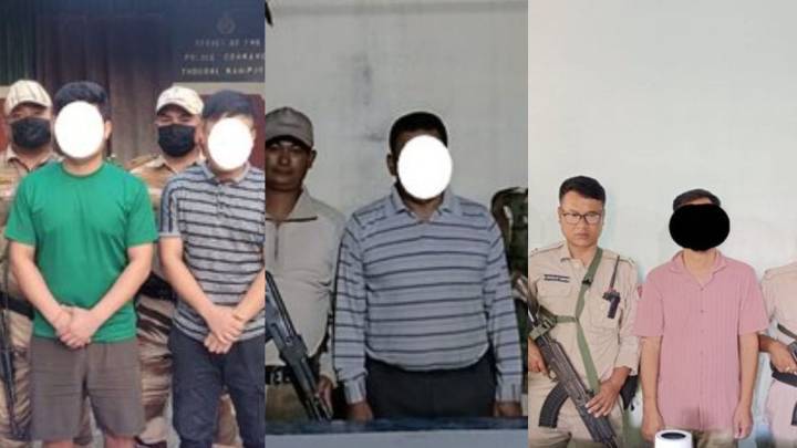 Manipur police arrest four militants in coordinated Thoubal and Imphal operations