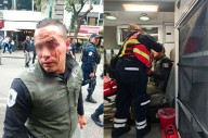 Vendedores ambulantes golpean a policía en Toluca