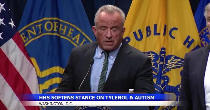 Kennedy softens stance on Tylenol-autism link during pregnancy