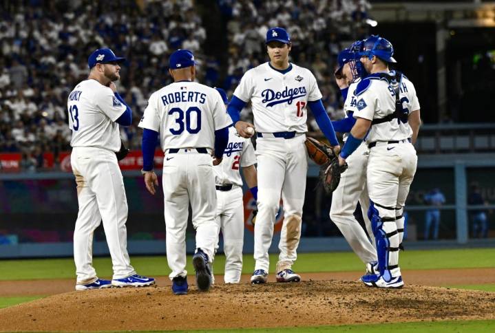 Blue Jays get to Shohei Ohtani, beat Dodgers in Game 4 to even World Series