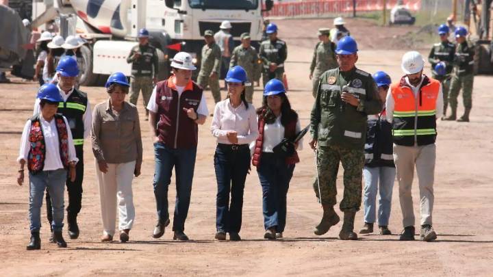 Tren México-Pachuca: Claudia Sheinbaum supervisa avance en Estado de México