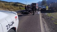 “Fue cuestión de segundos”: motociclista sufre choque en Tulancingo