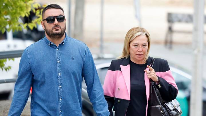 Tenso reencuentro entre Belén Esteban y Toño Sanchís en los juzgados