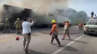 Reportan enfrentamientos armados, bloqueos carreteros y quema de vehículos al suroeste de Chiapas