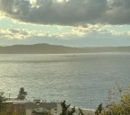 West Seattle Blog… | SEEN FROM WEST SEATTLE: Submarine passing Alki; stadium rainbow