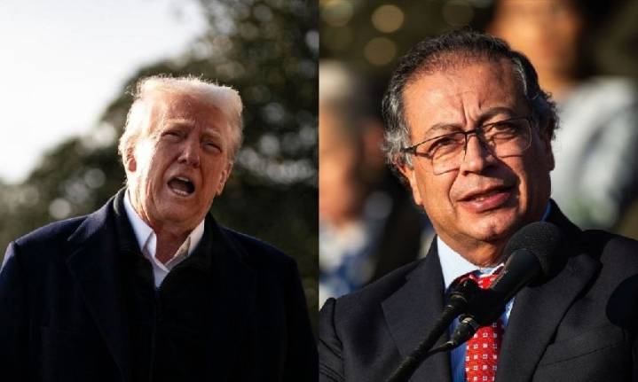 Trump llama a Petro «líder del narcotráfico» y anuncia fin de ayuda financiera a Colombia