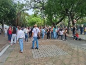 Docentes marcharon en Neiva