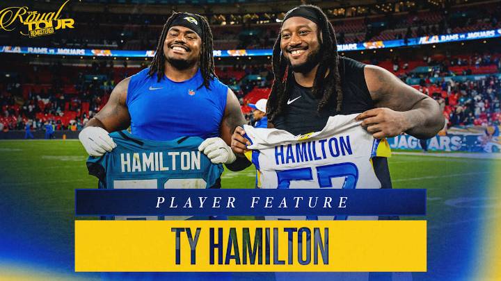 Feature: 'An amazing feeling': Ty Hamilton enjoyed sharing an NFL field with older brother DaVon when Rams took on Jaguars in London