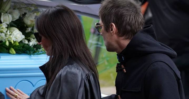 Liam Gallagher makes heartbreaking gesture to Ricky Hatton's coffin after emotional funeral