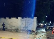 MOTOCICLISTA CONVULSIONÓ CUANDO CONDUCÍA Y TERMINÓ EN EL PAVIMENTO