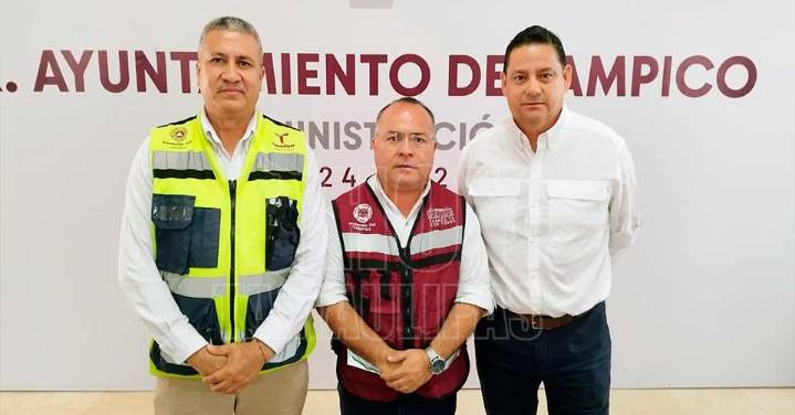 Tampico en alerta preventiva por lluvias intensas