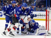 Senators' Shane Pinto plays the role of hero in win over Lightning
