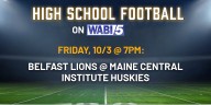 High School Football on WABI: Belfast Lions at MCI Huskies