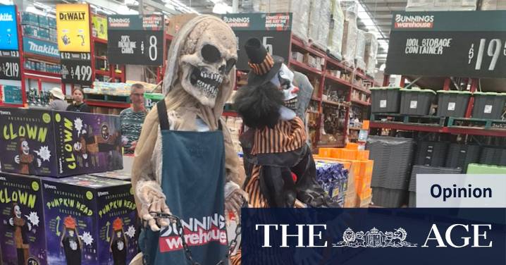 Have the Halloween horrors at Bunnings and other retailers gone too far?