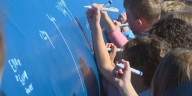 Lincoln Public Schools students leave their mark on 98th Street water pipeline